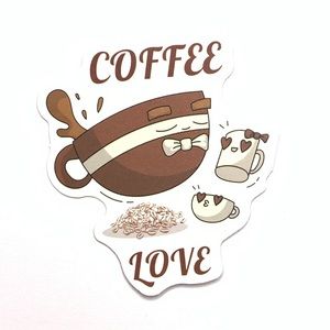 Coffee Vinyl Sticker